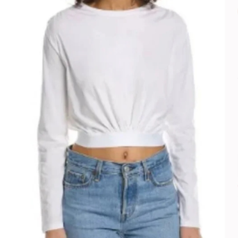 NWOT ATM Anthony Thomas Melillo Crop Top - White - XS